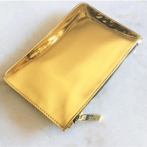 NARS gold zippy pouch cosmetic makeup case lips - Picture 5 of 7